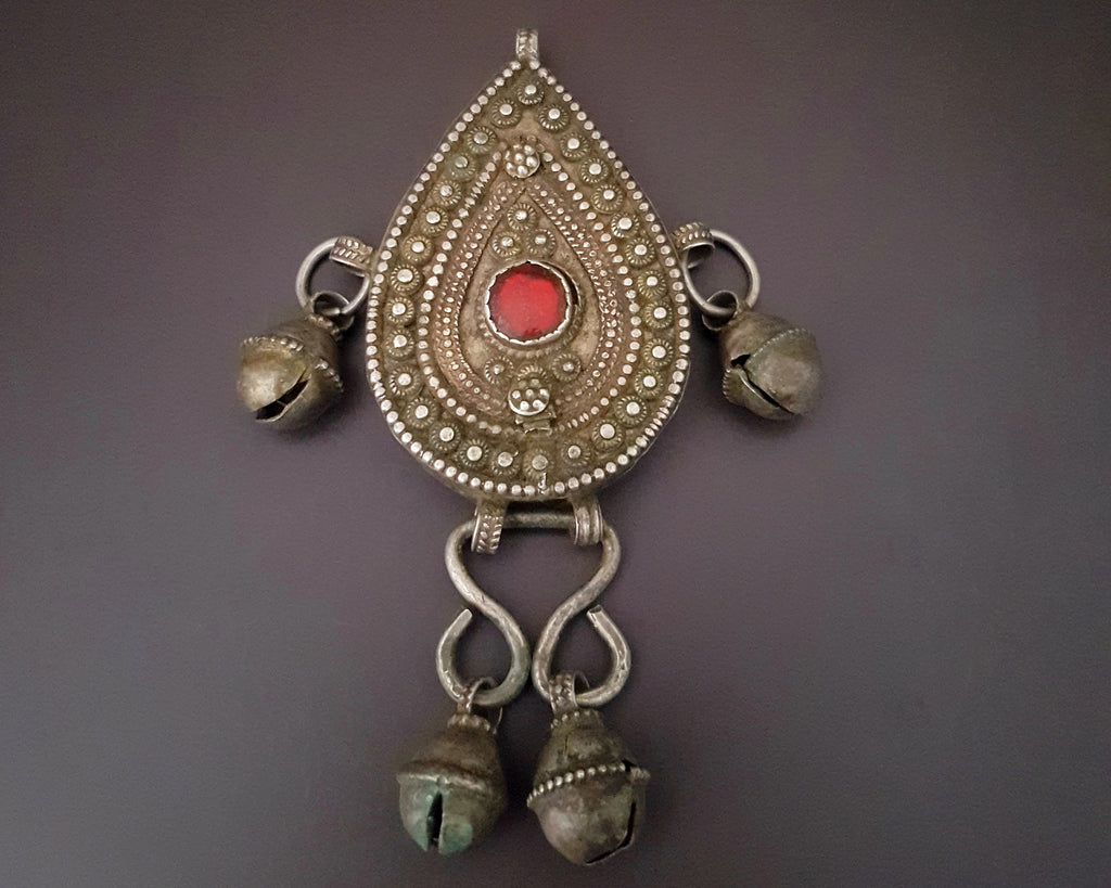 Yemeni Openable Box Pendant with Bells