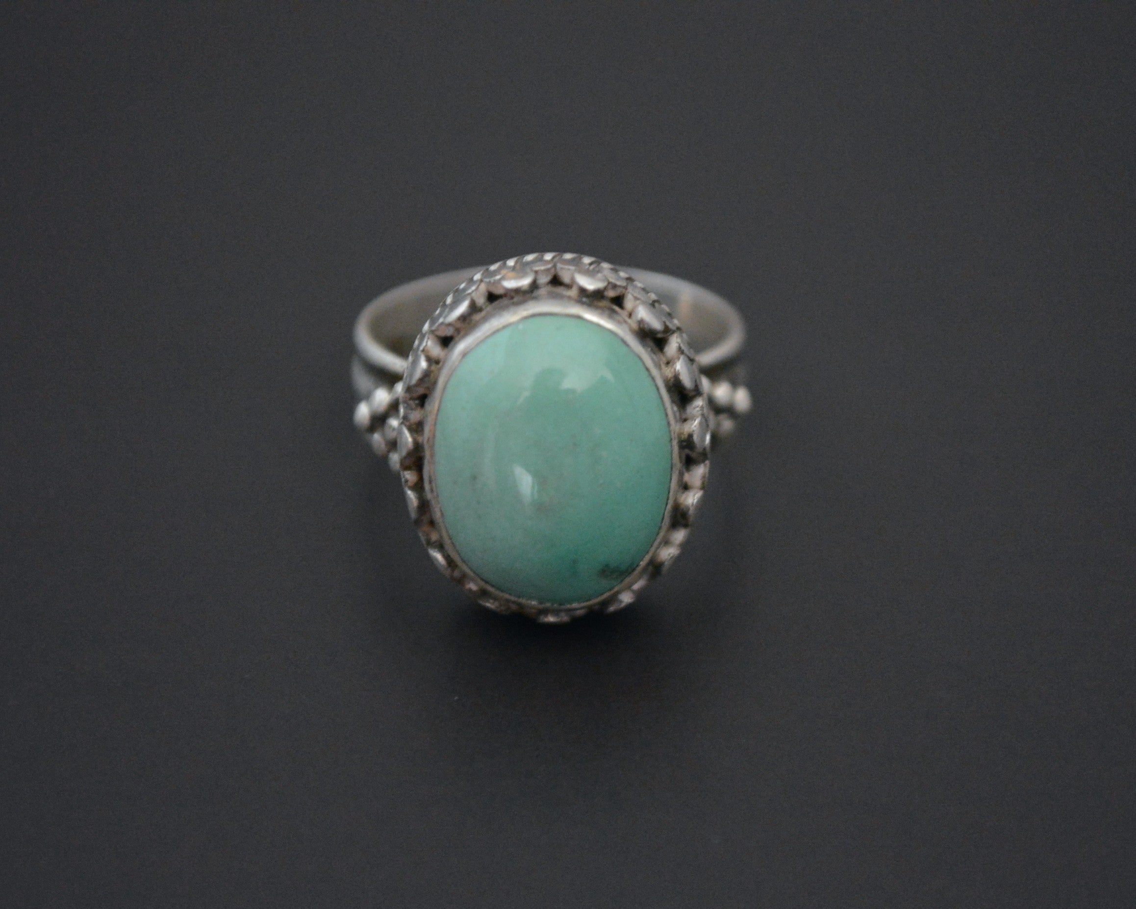 Nepali Turquoise Ring - Size 8.5