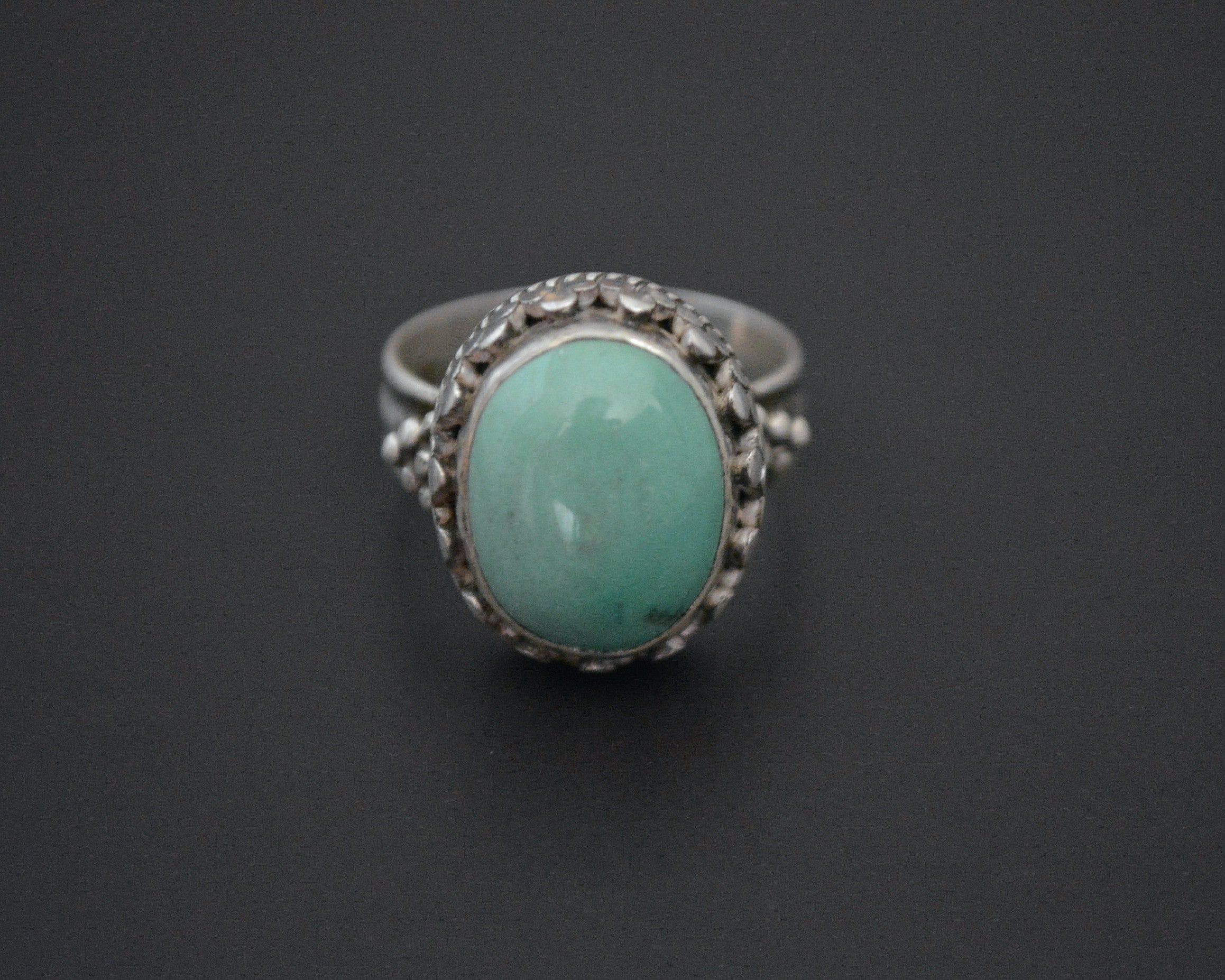 Nepali Turquoise Ring - Size 8.5