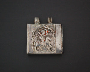 Hindu Amulet Box Pendant Durga