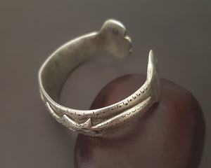Uzbek Silver Cuff Bracelet - SMALL