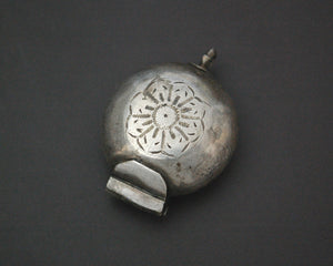 Indian Silver Box Container Pendant