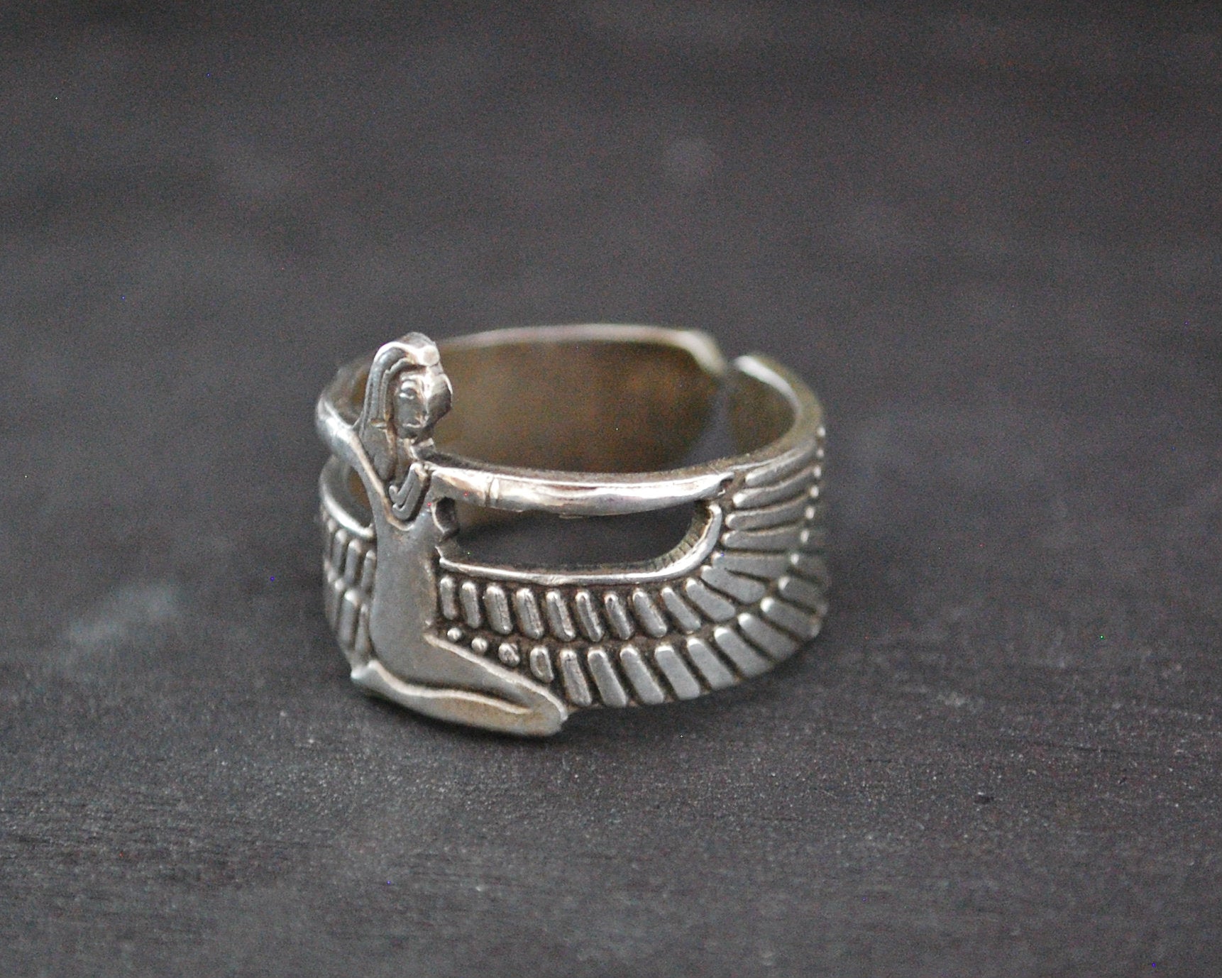 Egyptian Goddess Isis Ring - Size 7+