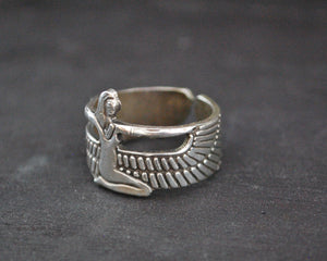 Egyptian Goddess Isis Ring - Size 7+