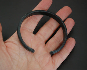Tuareg Cuff Bracelet with Silver Inlays