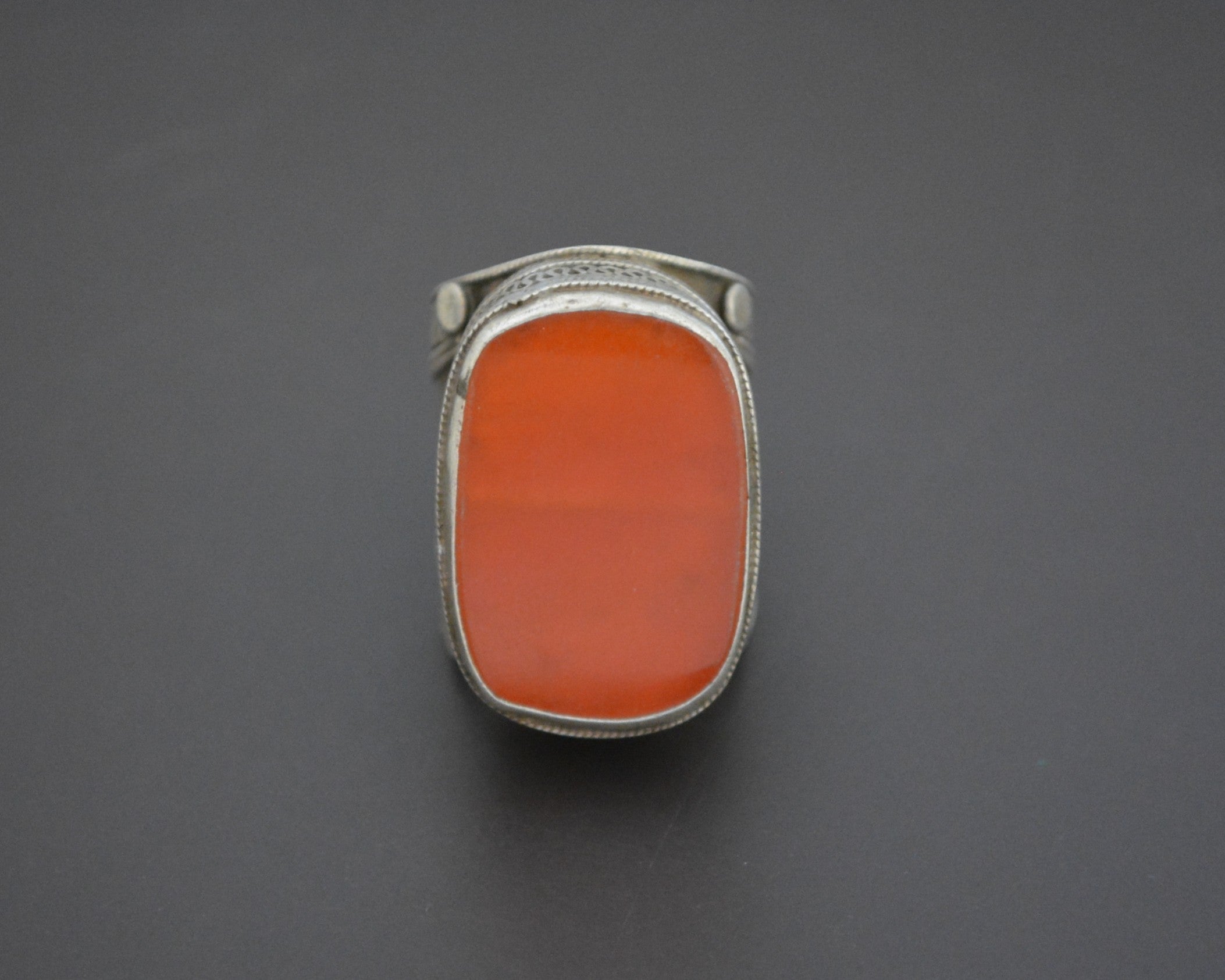 Turkmen Carnelian Ring - Size 9