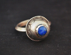 Vintage Afghani Lapis Lazuli Ring - Size 9