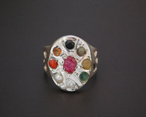 Navaratna Indian Astrology Ring - Size 6.75 / 7