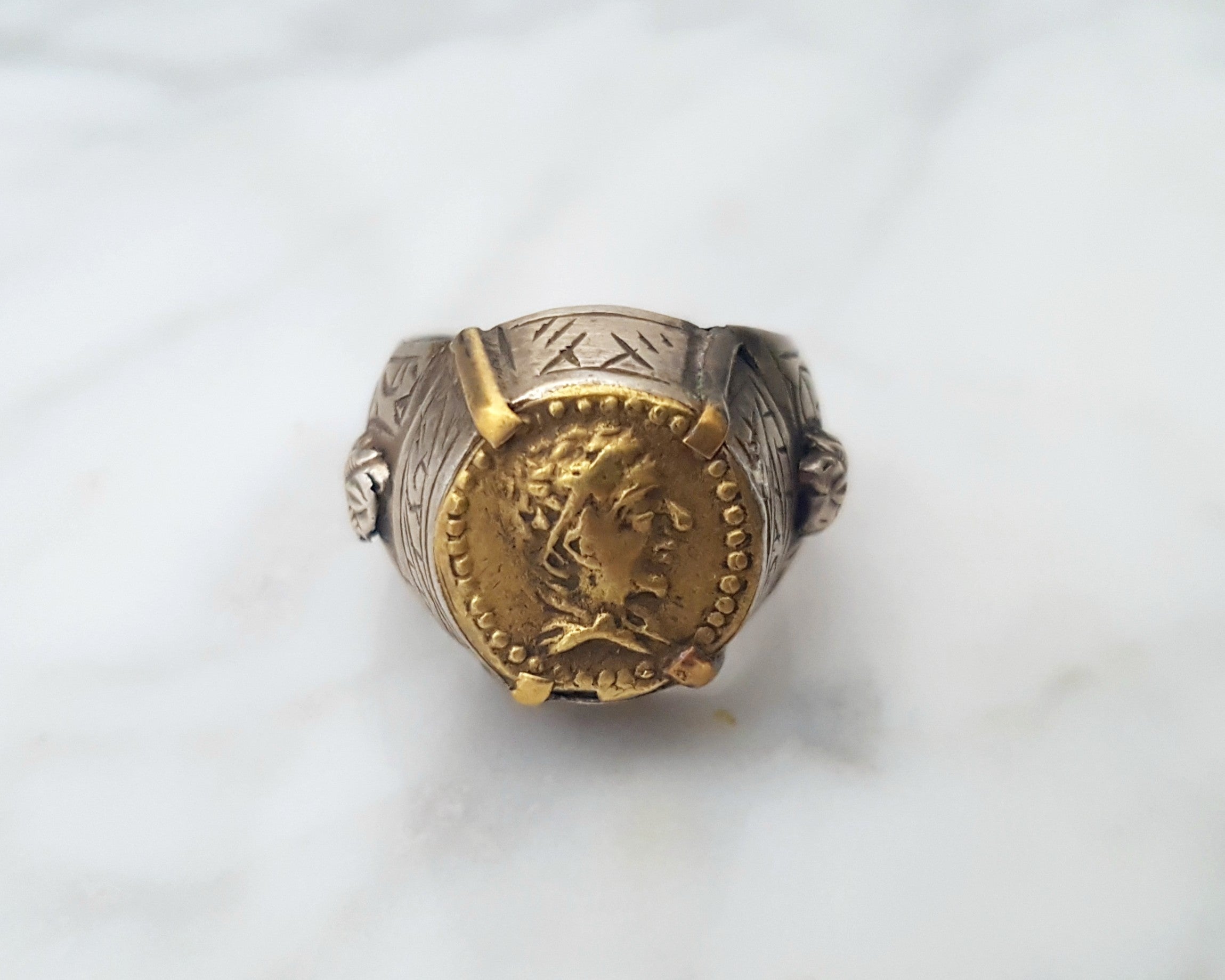 Turkmen Signet Ring - Size 8