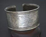 Hill Tribe Engraved Silver Cuff Bracelet
