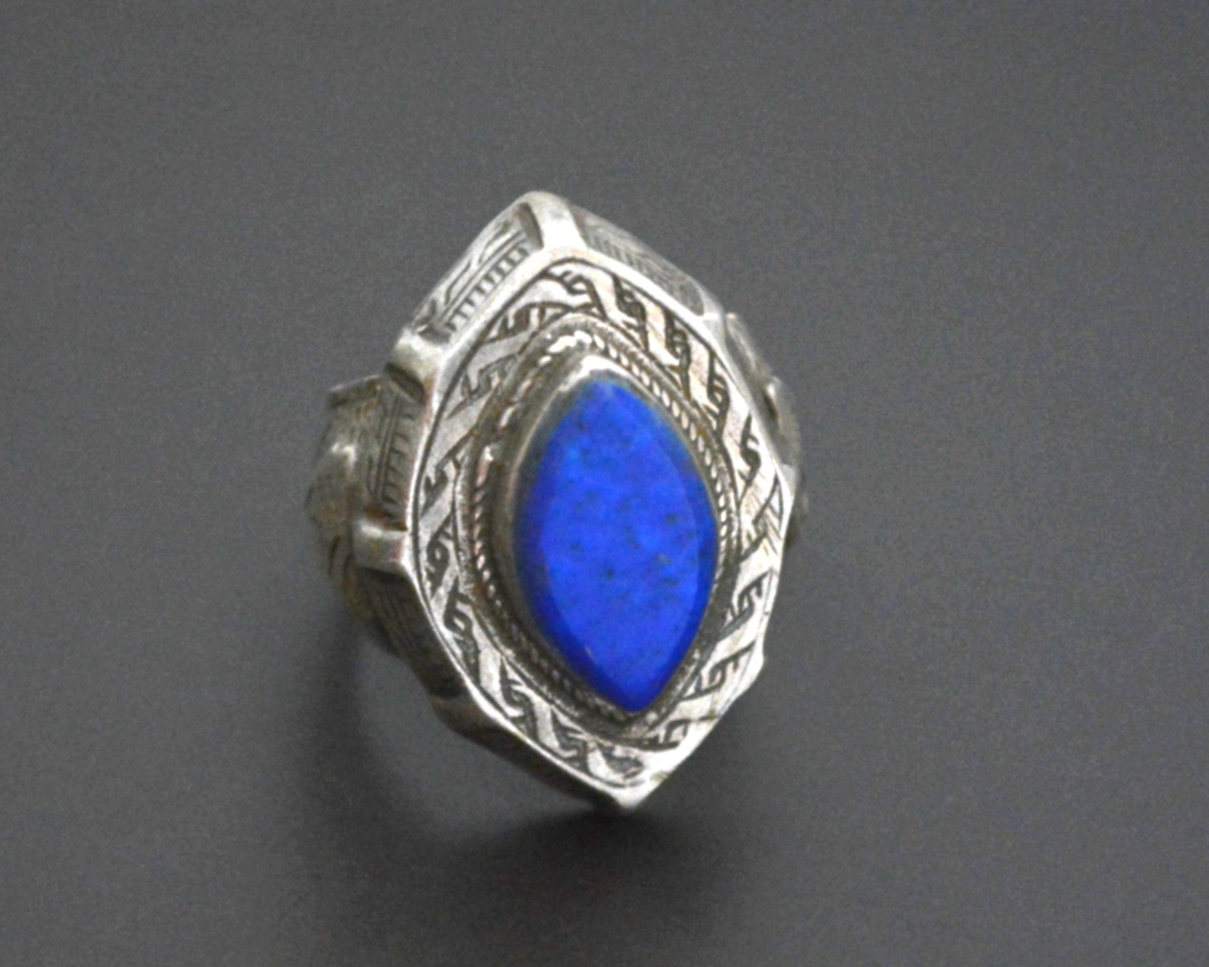 Afghani Lapis Lazuli Ring - Size 8