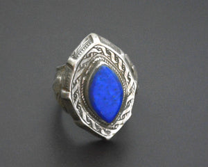 Afghani Lapis Lazuli Ring - Size 8
