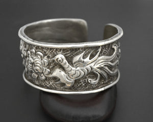 Fabulous Nepali Dragon Phoenix Repoussee Bracelet