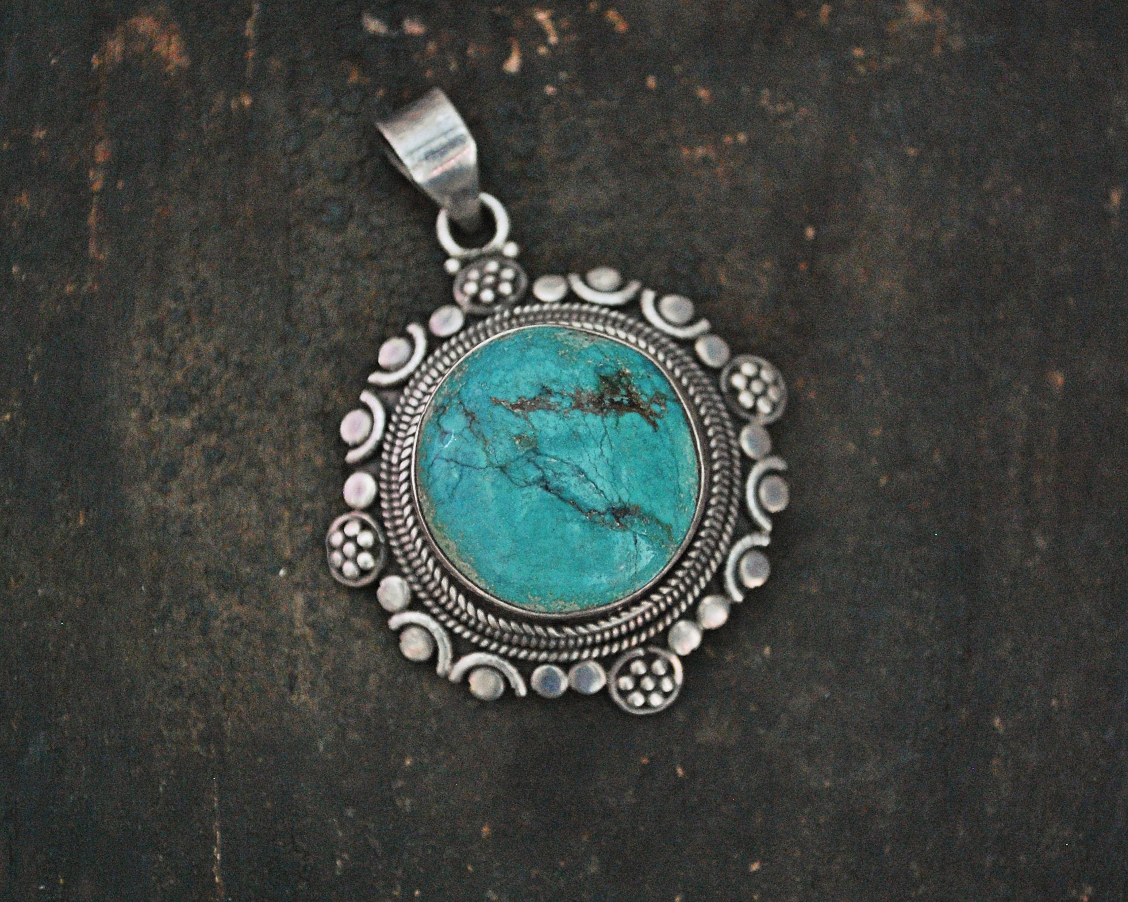 Turquoise Pendant from India