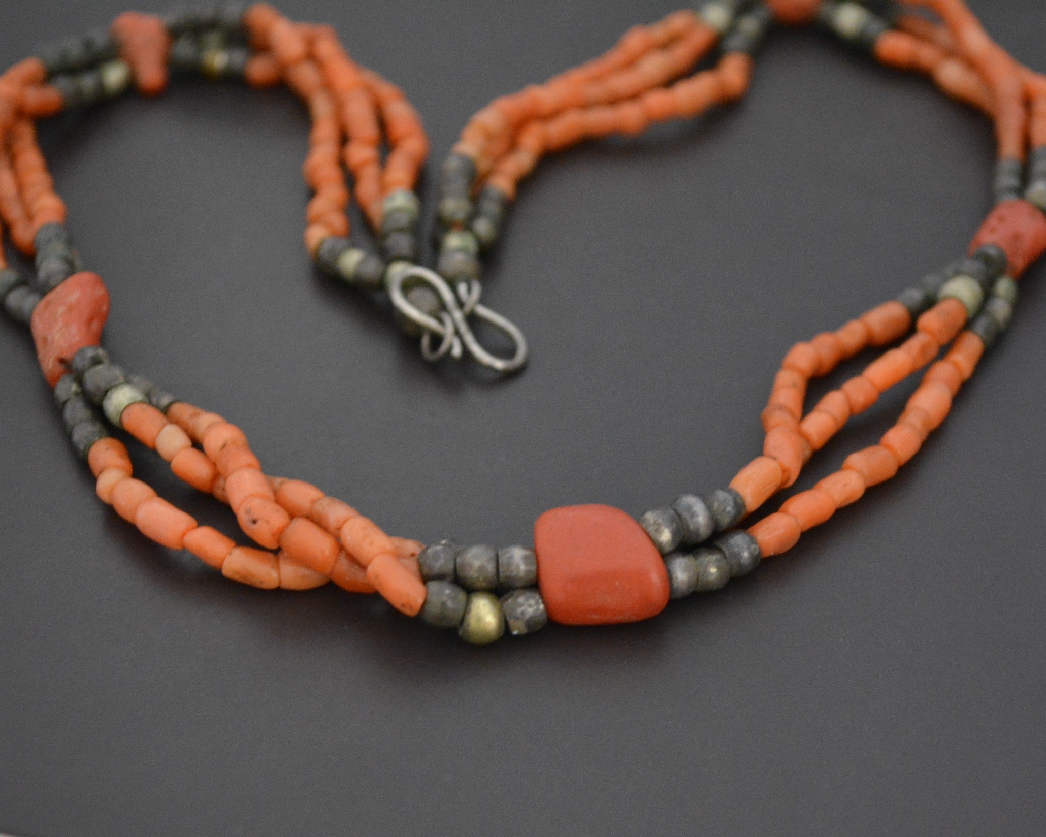 Reserved for S. - Moroccan Berber Coral Necklace