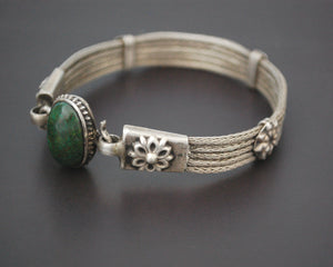 Rajasthani Snake Chain Bracelet with Chrysocolla