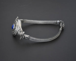 Ethnic Lapis Lazuli Snake Chain Bracelet
