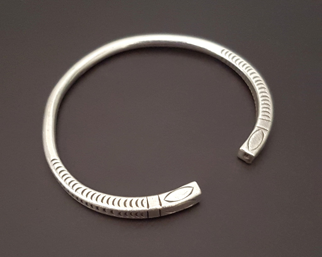 Karen Hill Tribe Silver Cuff Bracelet