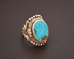 Reserved for A. - Nepali Turquoise Ring - Size 8.25