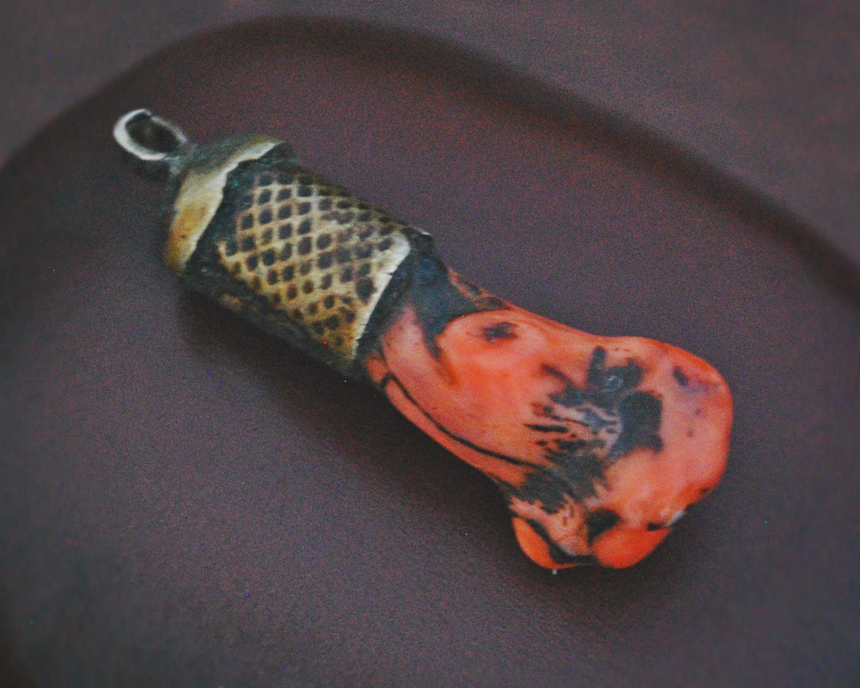 Antique Coral Pendant from Morocco