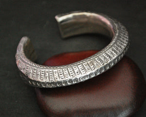 Old Hill Tribe Silver Cuff Bracelet - XS