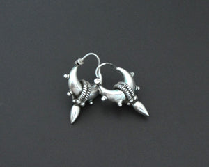 Ethnic Spike Hoop Earrings - SMALL TO LARGE