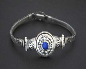 Ethnic Lapis Lazuli Snake Chain Bracelet