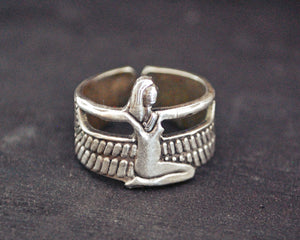 Egyptian Goddess Isis Ring - Size 7+