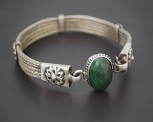 Rajasthani Snake Chain Bracelet with Chrysocolla