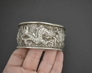 Fabulous Nepali Dragon Phoenix Repoussee Bracelet