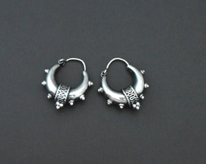 Ethnic Spike Hoop Earrings - SMALL TO LARGE