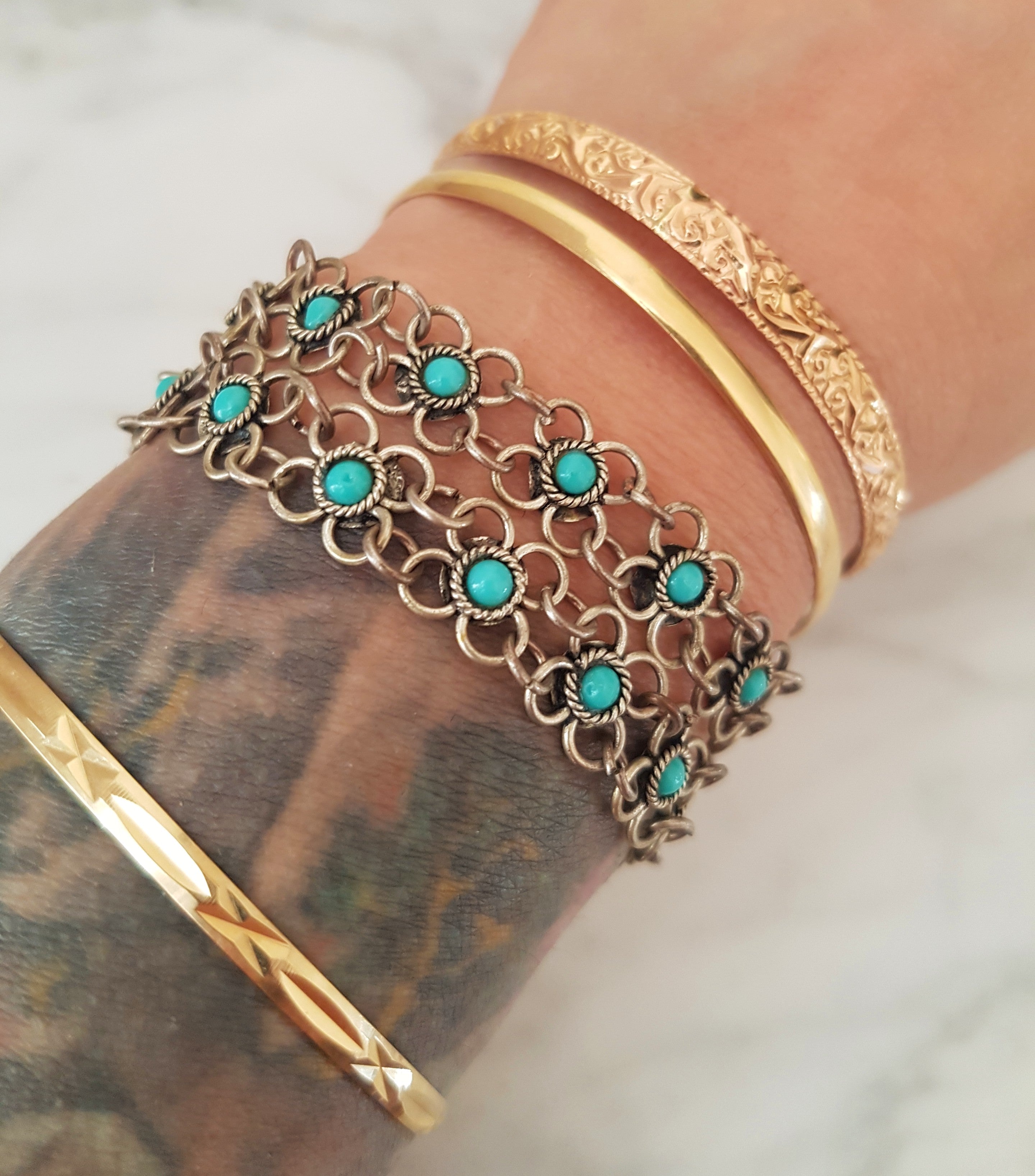 Small Palestinian Link Bracelet