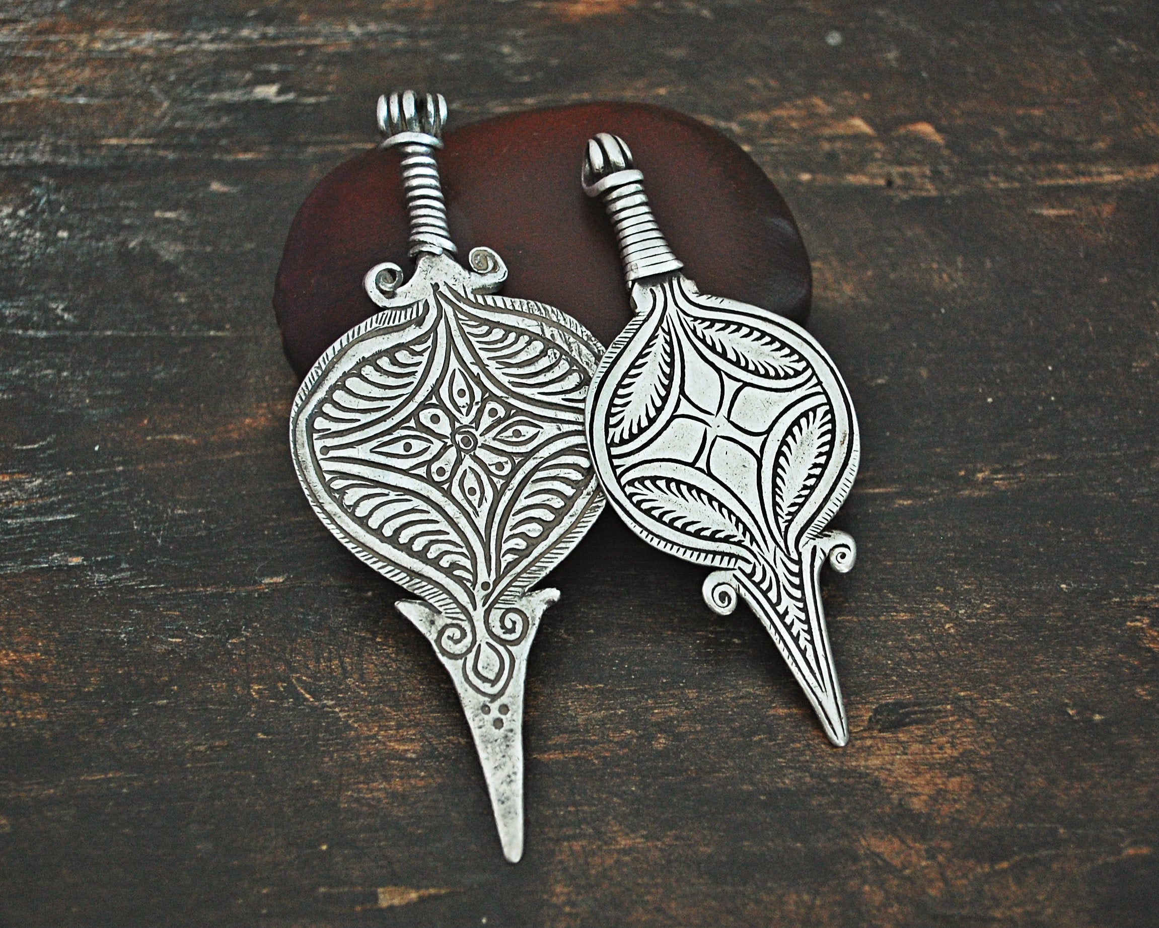 Indian Tribal Silver Pendant