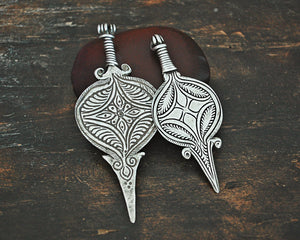 Indian Tribal Silver Pendant