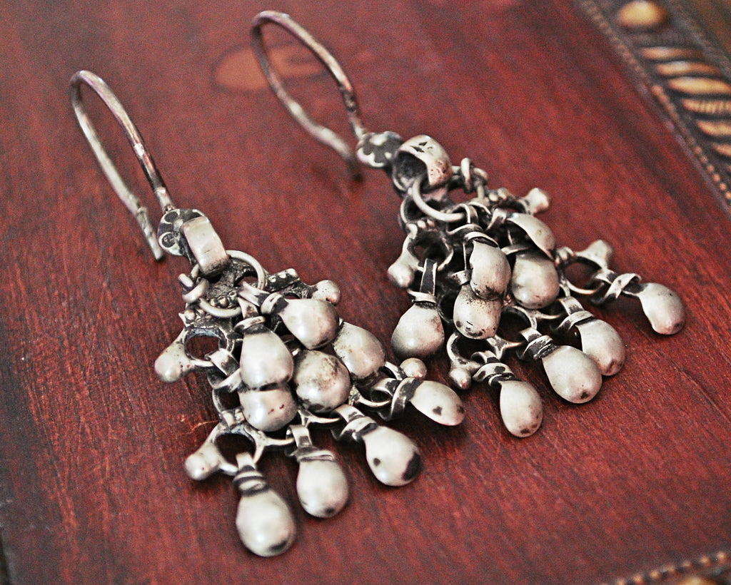 Rajasthani Old Silver Earrings