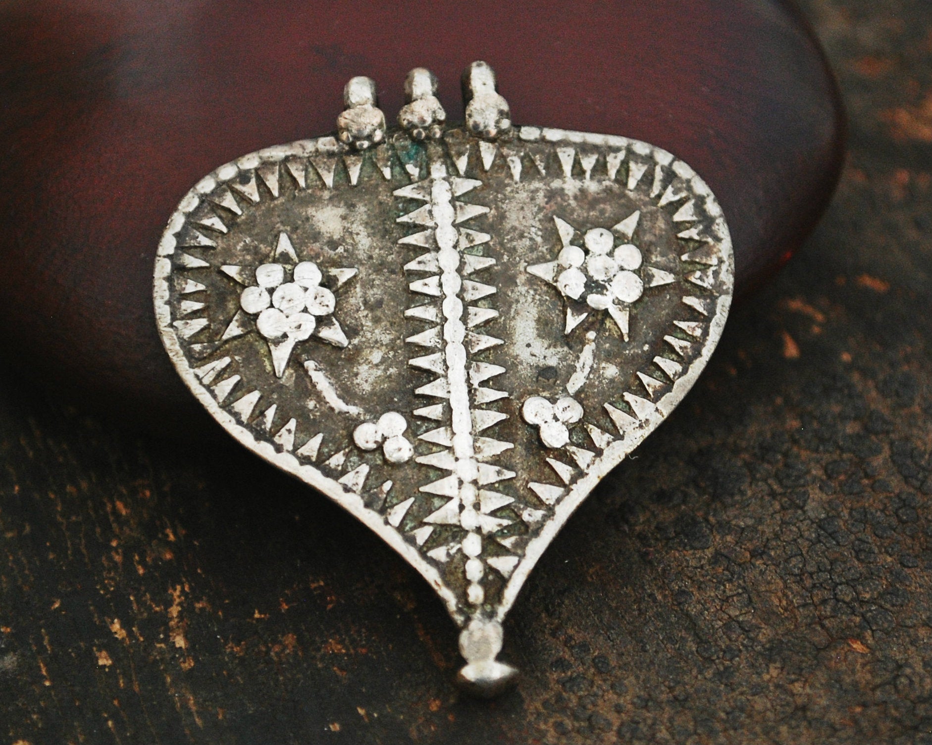 Old Rajasthani Silver Pendant