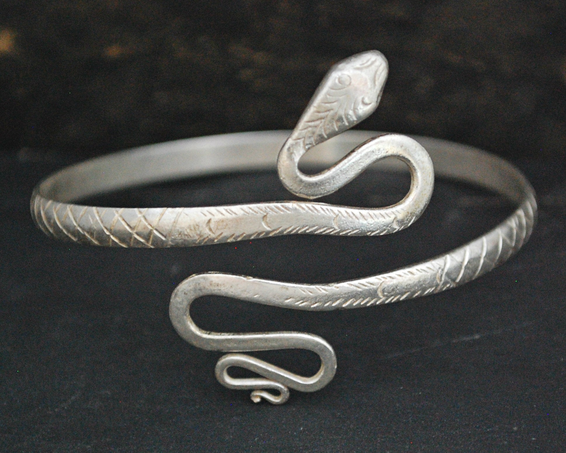 Sterling Silver Snake Bracelet or Armlet