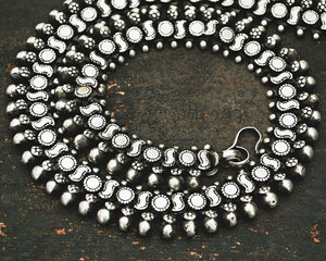 Indian Silver Choker Necklace