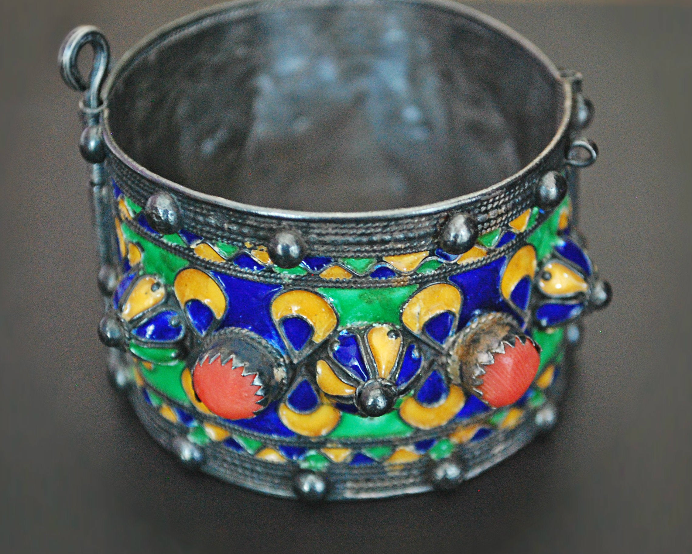 Berber Kabyle Enamelled Bracelet from Algeria