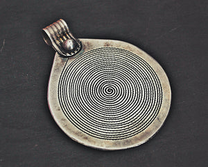 Large Berber Spiral Pendant from Morocco