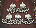 Old Afghani Silver Charms with Bells
