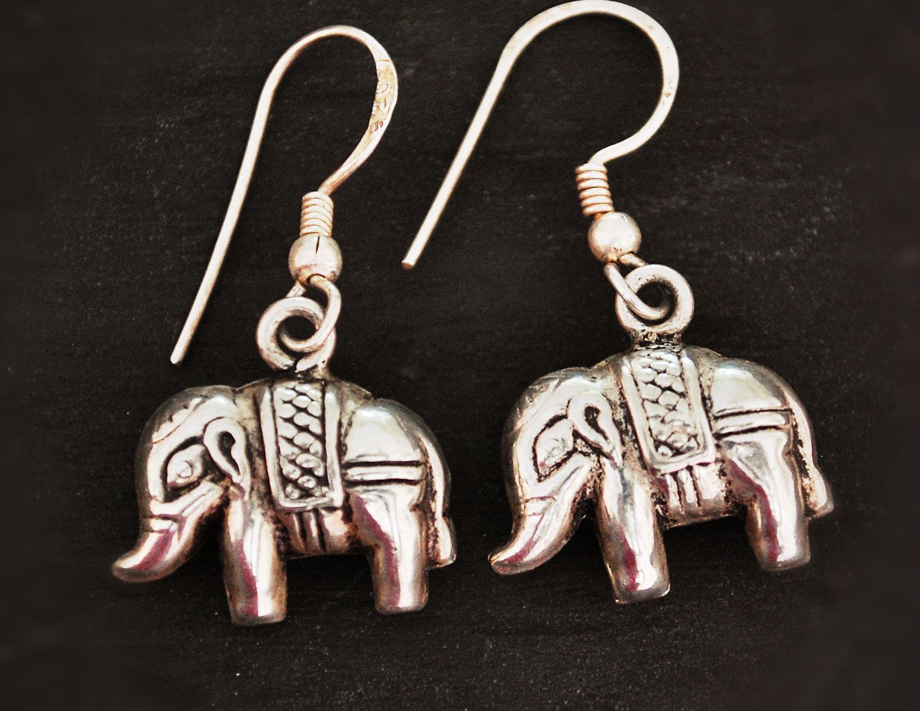 Indian Elephant Earrings