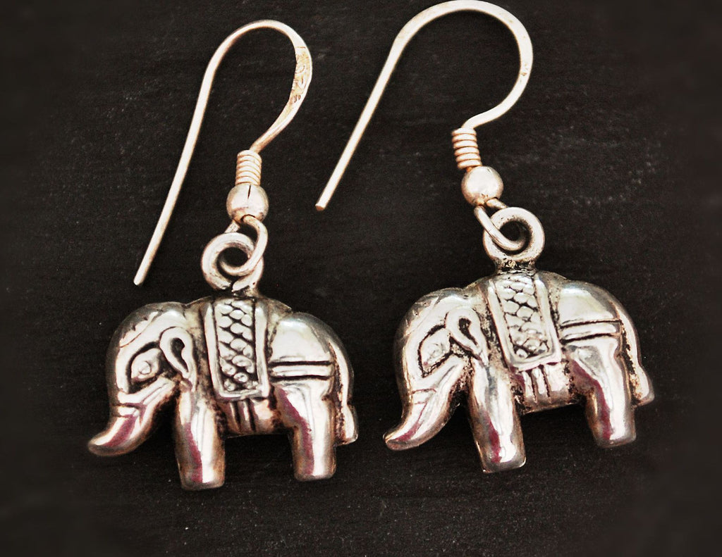 Indian Elephant Earrings