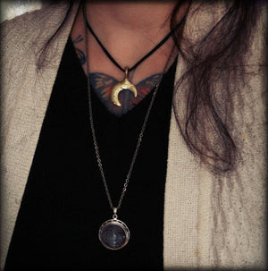Sri Yantra Crystal Quartz Pendant