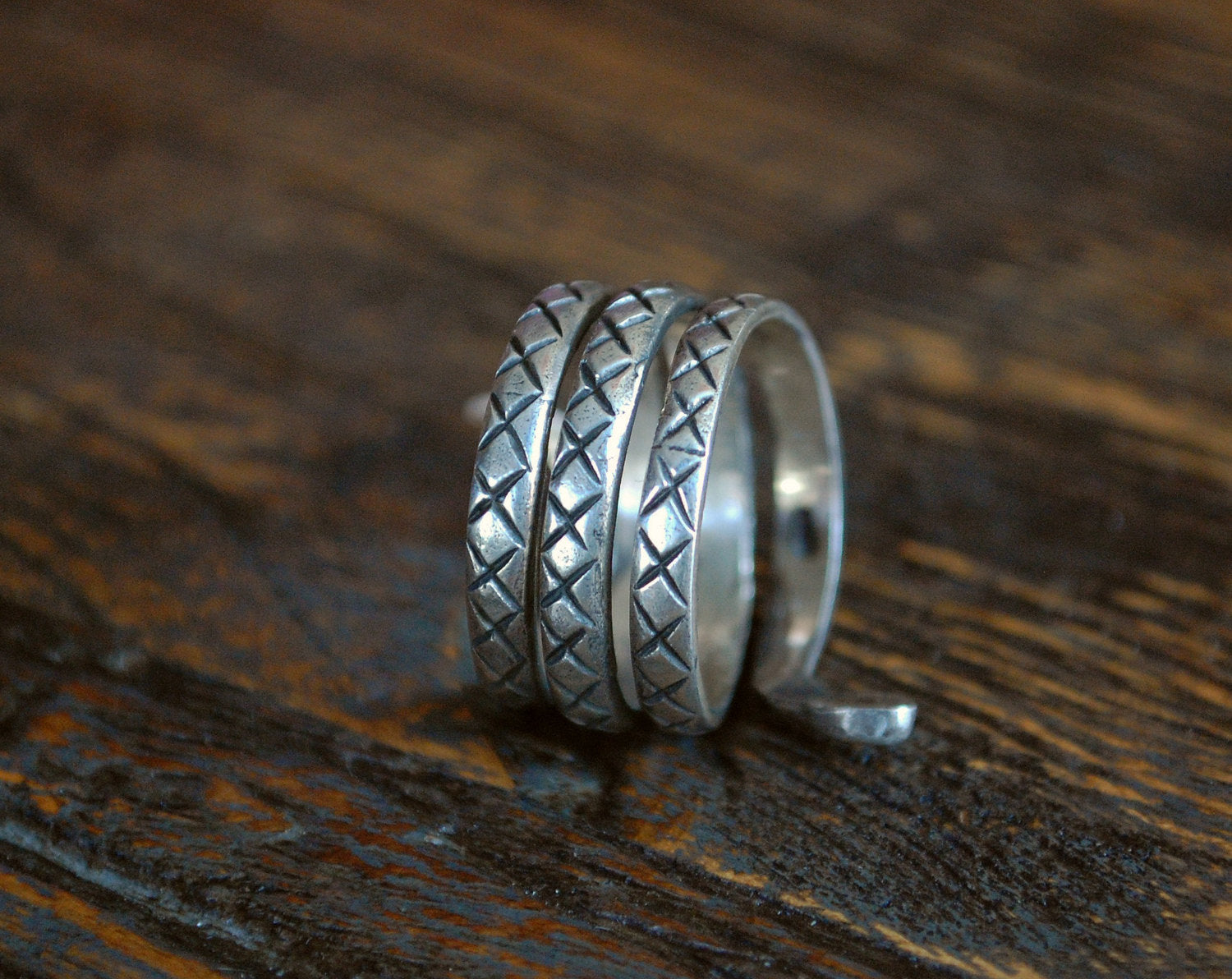 Snake Coil Ring from India - Size 7 - Gypsy Boho Snake Ring - Ethnic Tribal Indian Coil Snake Ring - Snake Ring