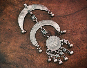 Antique Nubian Bedouin Pendant from Egypt - Bedouin Silver Pendant - Bedouin Silver Jewelry - Egypt Jewelry - Nubian Jewelry