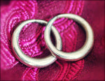 Small Tribal Hoop Earrings - Minimalist Hoop Earring - Ethnic Hoop Earrings