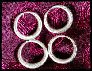 Small Tribal Hoop Earrings - Minimalist Hoop Earring - Ethnic Hoop Earrings