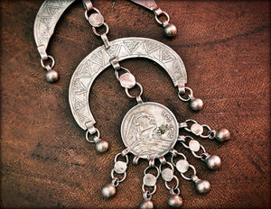 Antique Nubian Bedouin Pendant from Egypt - Bedouin Silver Pendant - Bedouin Silver Jewelry - Egypt Jewelry - Nubian Jewelry