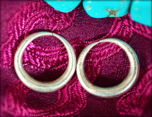 Small Tribal Hoop Earrings - Minimalist Hoop Earring - Ethnic Hoop Earrings
